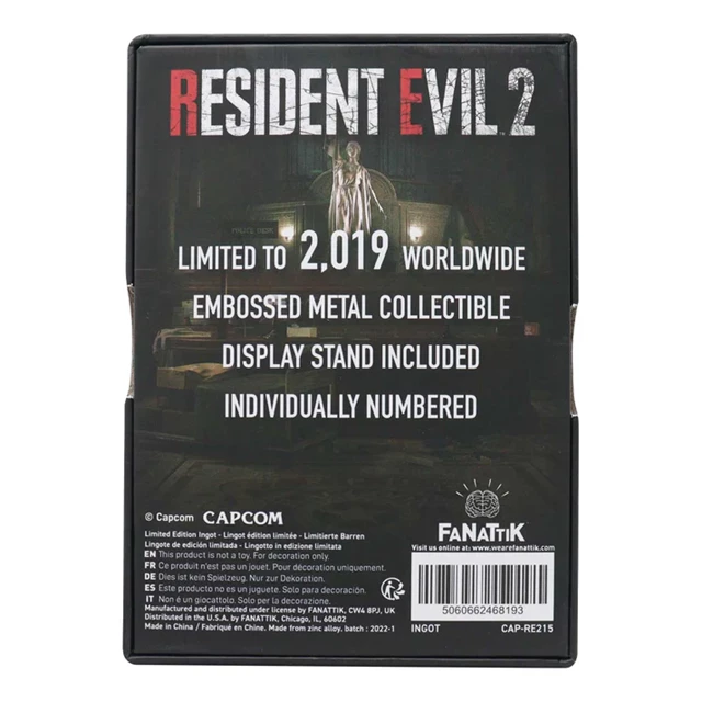 Claire Redfield Resident Evil 2 Limited Edition Collectible Ingot - 4