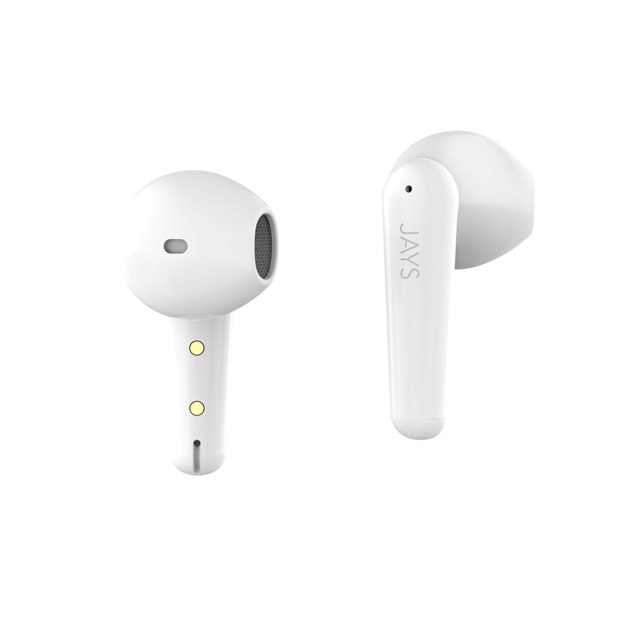 Jays t-Six White True Wireless Bluetooth Earphones - 2