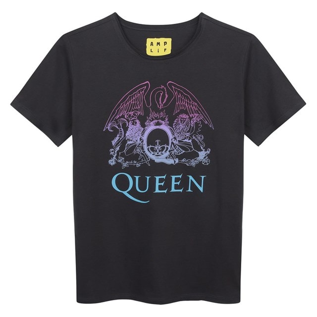 Ombre Crest Charcoal Queen (Kids Tee) (1-2YR) - 1