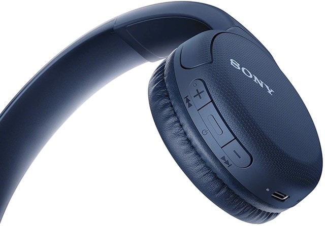 Sony WHCH510 Blue Bluetooth Headphones - 4