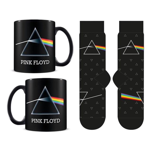 Dark Side Of The Moon Pink Floyd Mug & Sock Set - 2