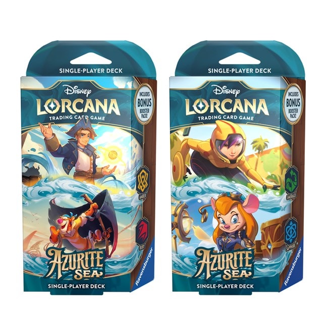 Azurite Sea Starter Deck Disney Lorcana Trading Cards - 2