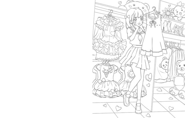 Manga Artists Fashion Colouring Book - 3