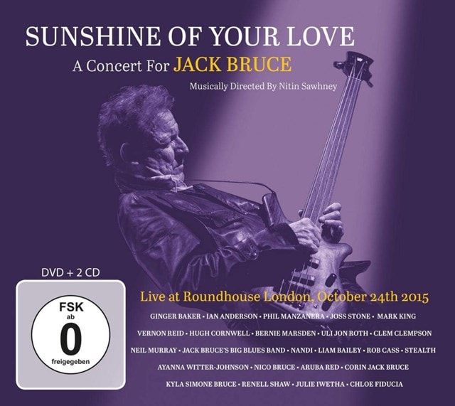 Sunshine of Your Love: A Concert for Jack Bruce - 1