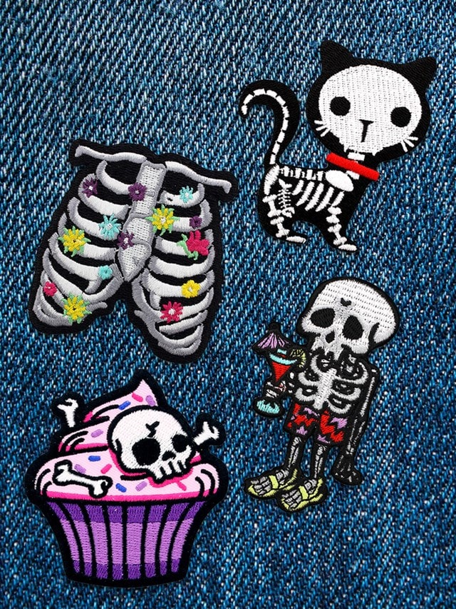 Cute & Creepy Iron On Patch Pack - 2