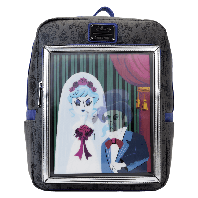 Black Widow Bride Lenticular Mini Backpack Haunted Mansion Loungefly - 1