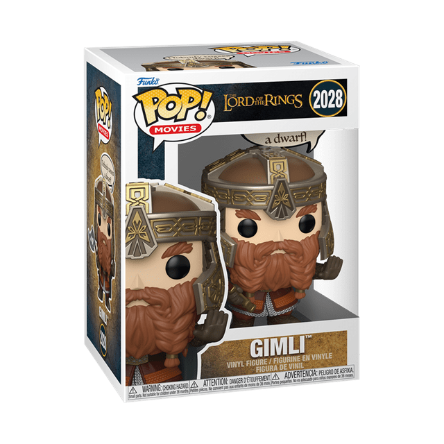 Gimli Nobody Tosses A Dwarf 2028 Lord Of The Rings Funko Pop Vinyl Sayings - 2