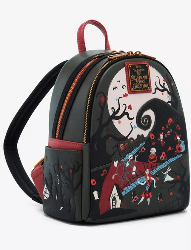 Nightmare Before Christmas Jack Graveyard Scene Mini hmv Exclusive Loungefly Backpack - 2