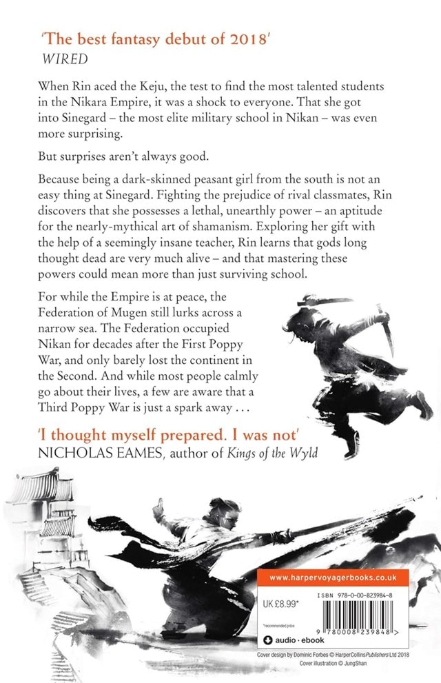 The Poppy War Book 1 Paperback By R.F Kuang - 2