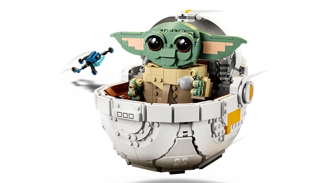 Grogu With Hover Pram Star Wars LEGO - 2