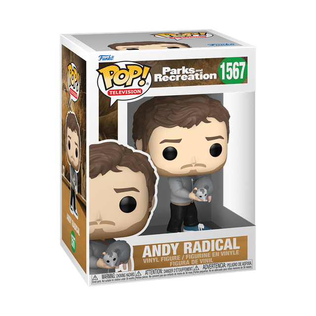 Andy Radical 1567 Parks And Recreation 15th Anniversary Funko Pop Vinyl - 2