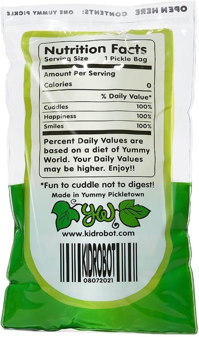 Crunchy Pickle In Bag Yummy World Plush - 2