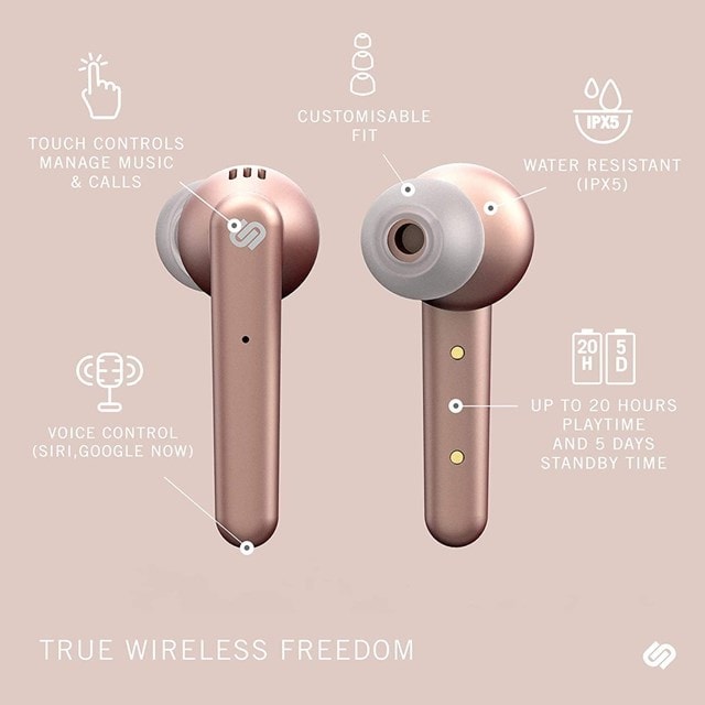 Urbanista Paris Rose Gold True Wireless Bluetooth Earphones - 2