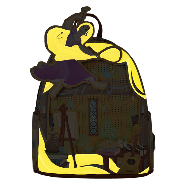 Glow In The Dark Rapunzel Tangled Loungefly Mini Backpack - 2