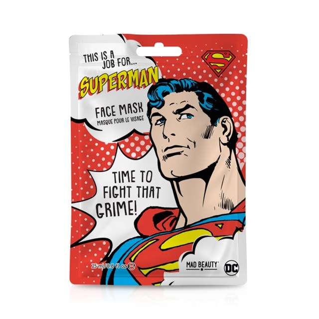 Superman DC Face Mask | Make-Up & Beauty | Free shipping over £20 | HMV  Store