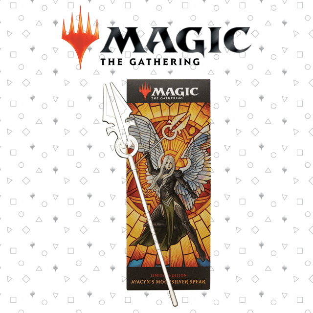 .999 Silver Plated Avacyns Moonsilver Spear Magic The Gathering Mini Replica - 7