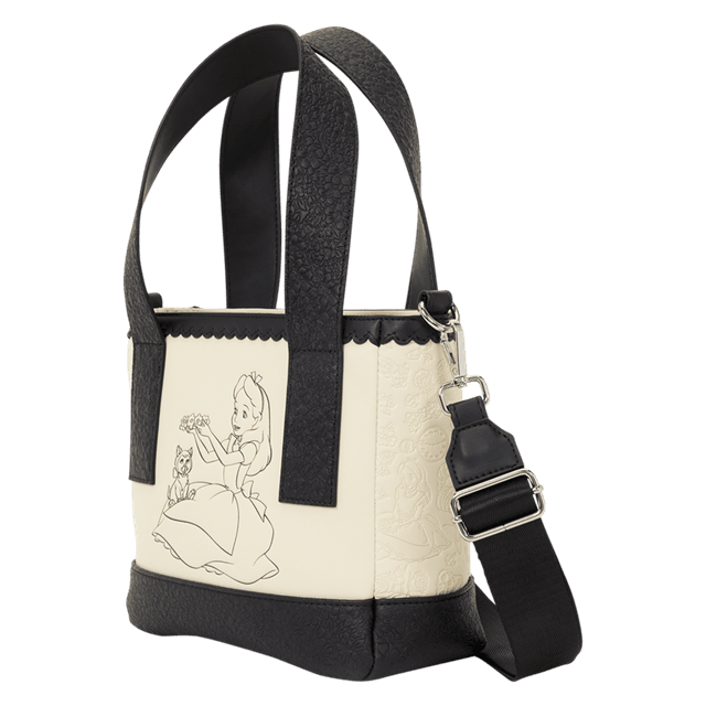 Alice In Wonderland Loungefly Mini Tote Crossbody Bag - 2