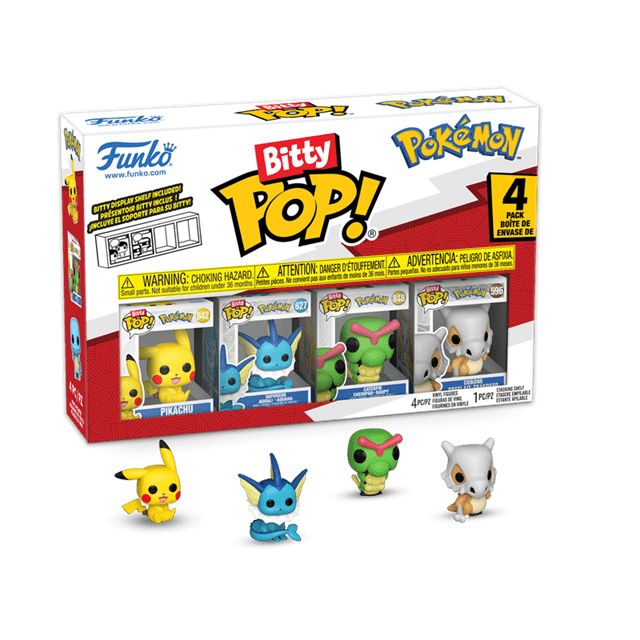Pikachu Pokemon Funko Pop Bitty 4 Pack - 1