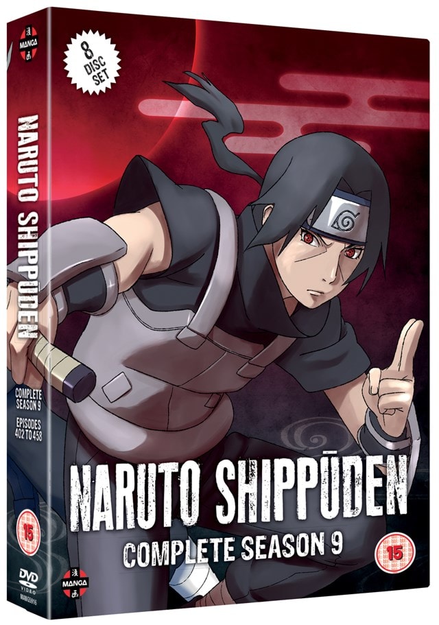 NARUTO 9 TEMPORADA COMPLETA EM 2 DVDS