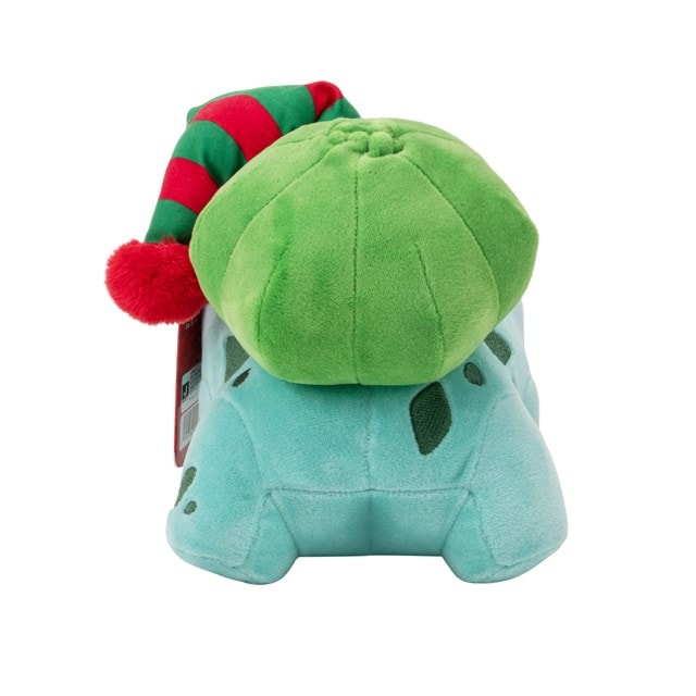 Holiday Bulbasaur With Striped Hat Pokemon Plush - 3