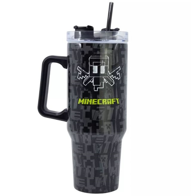 Minecraft Squared Pattern Insulated Stainless Steel XXL Rambler Mug - 2