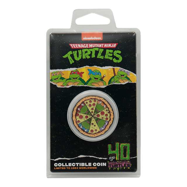 Limited Edition 40th Anniversary Teenage Mutant Ninja Turtles Collectible Coin - 1