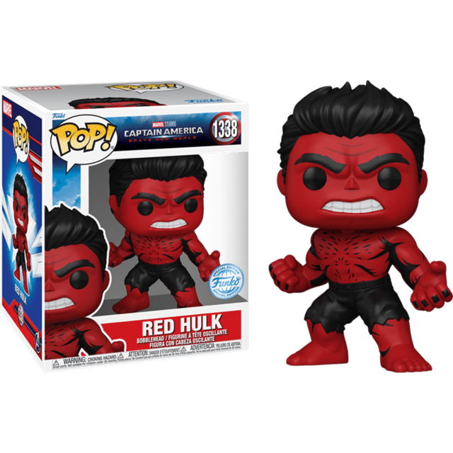 Red Hulk 1338 Captain America Brave New World Limited Edition Funko Pop Vinyl Super - 3