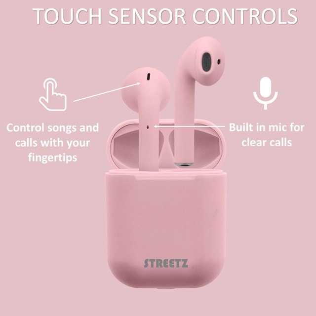Streetz TWS-0006 Pink True Wireless Bluetooth Earphones - 4
