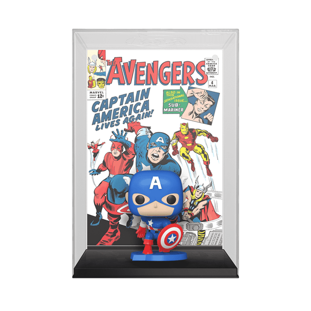 Captain America 27 Avengers #4 1963 Funko Pop Vinyl Comic Cover - 1