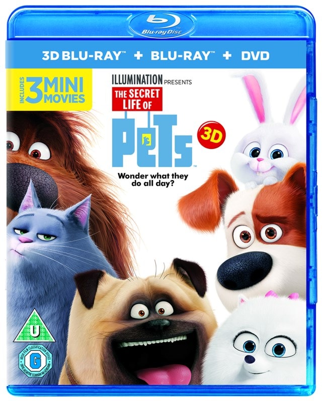 The Secret Life of Pets | Blu-ray 3D | Free shipping over £20 | HMV Store