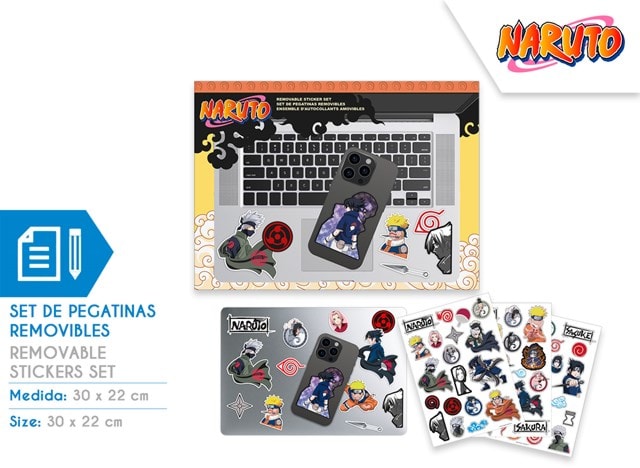 Naruto Removable Sticker Set - 4