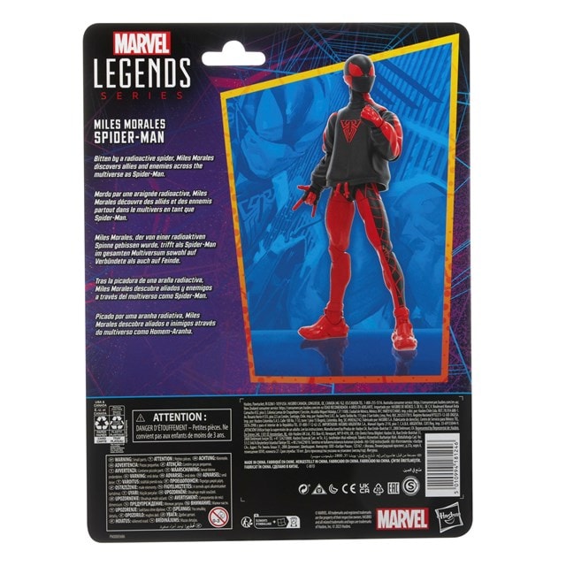 Miles Morales Spider-Man Hasbro Marvel Legends Series  Action Figure - 6