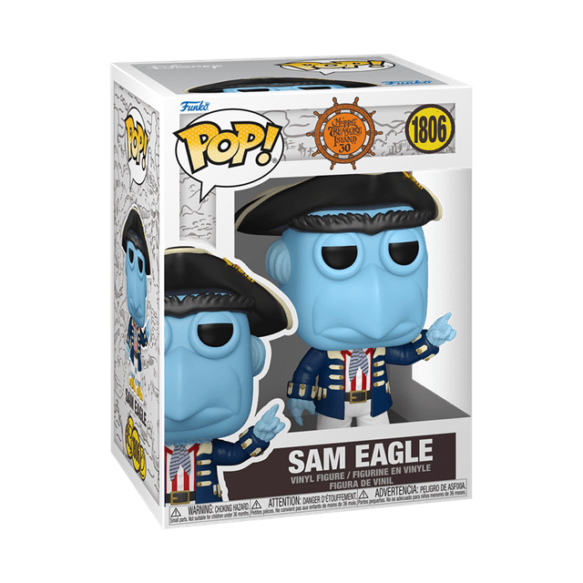 Sam Eagle 1806 Muppets Treasure Island 30th Anniversary Funko Pop Vinyl - 2