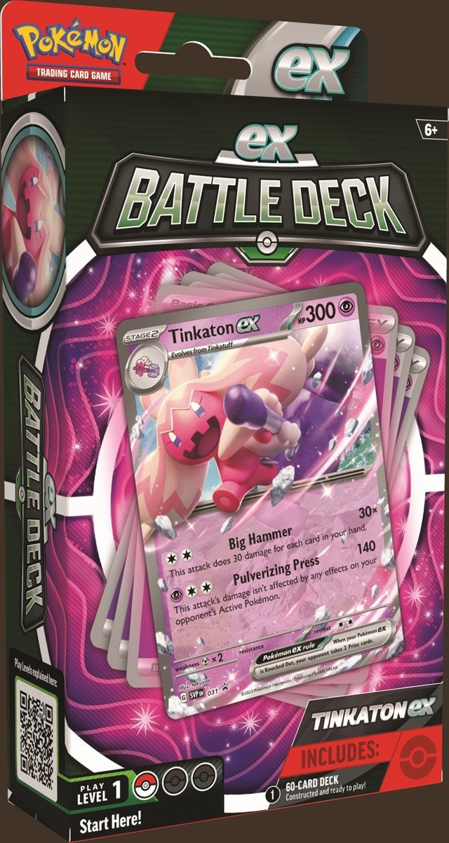 Chien-Pao Ex / Tinkaton Ex Battle Deck Pokemon Trading Cards - 5