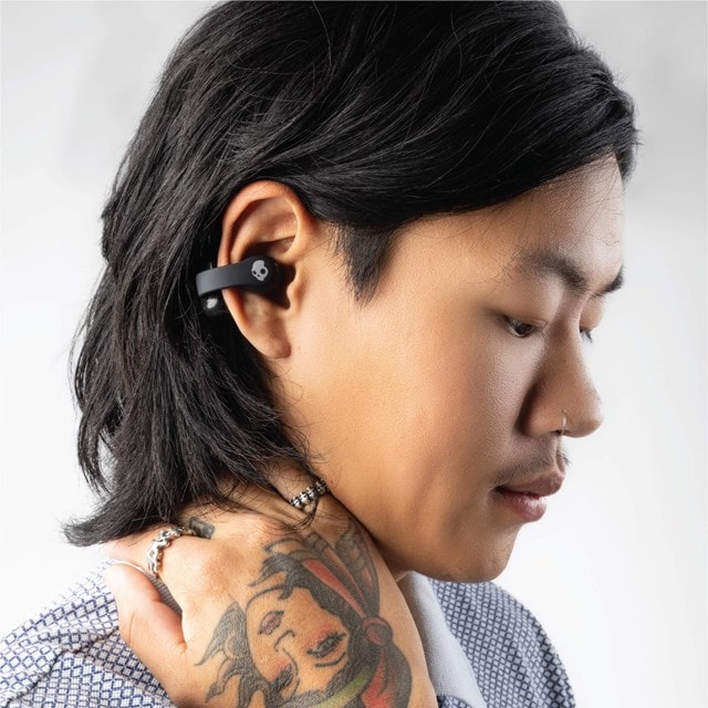 Skullcandy Push 720 Silver/Black Open Ear True Wireless Bluetooth Earphones - 8