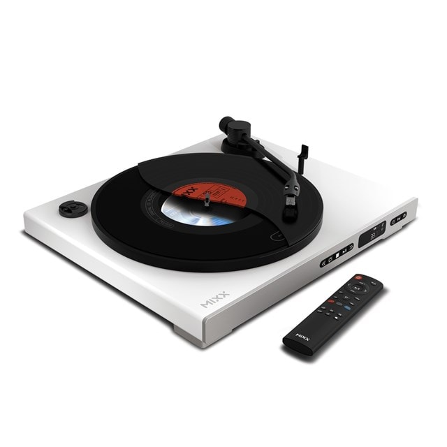 Mixx Audio Analog Plus White Fully Automatic Bluetooth Turntable & CD Player - 3
