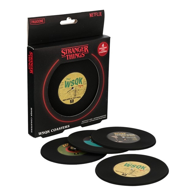 WSQK Radio Station Stranger Things 5 Coasters - 6