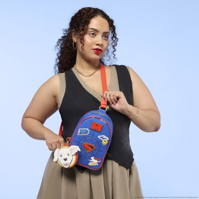 Krypto Supergirl Loungefly Sling Crossbody Bag & Coin Bag - 8