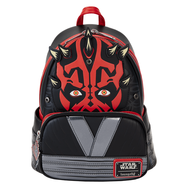 Darth Maul Detachable Hood Cosplay Mini Backpack Star Wars Phantom Menace 25th Loungefly - 7