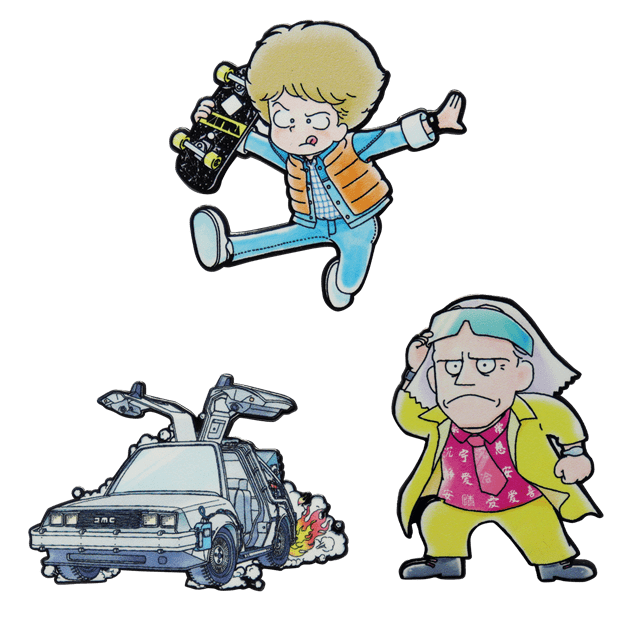 Back to the Future Limited Japanese Edition Pin Badge Set - 2