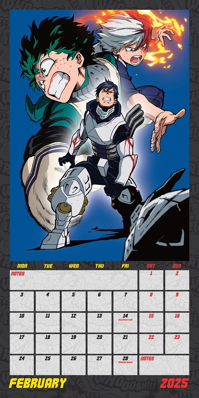 My Hero Academia 2025 Square Calendar - 3