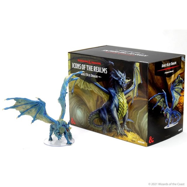 Adult Blue Dragon Dungeons & Dragons Icons Of The Realms Premium Figurine - 2