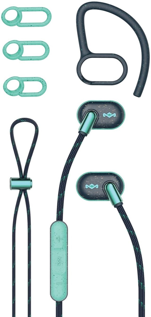 House Of Marley Uprise Teal Bluetooth Sports Earphones - 4