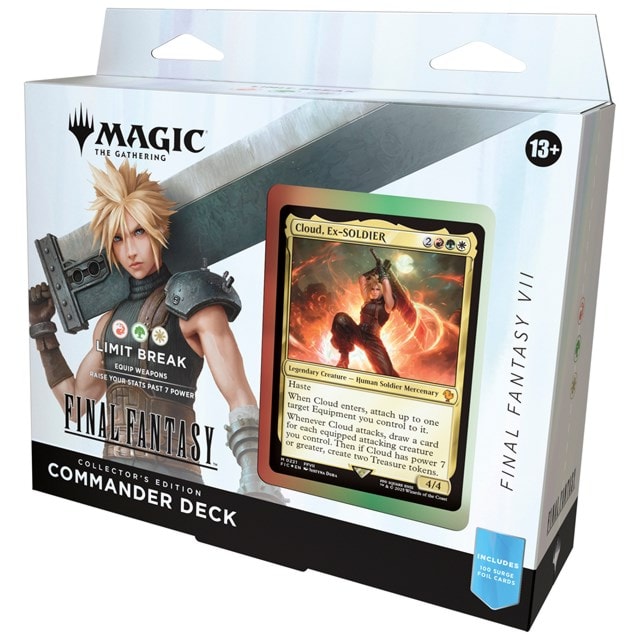 Final Fantasy Collector's Edition Commander Deck Limit Break Magic The Gathering Trading Cards - 1