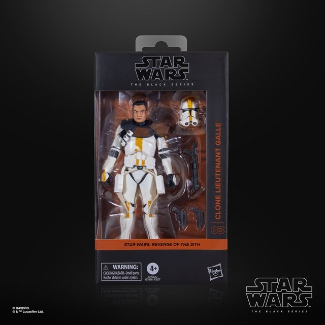 Clone Lieutenant Galle Revenge of the Sith Star Wars Black Series Hasbro Action Figure - 11