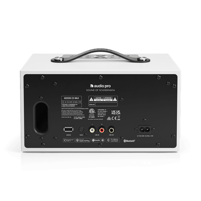 Audio Pro C5 MkII White Bluetooth Speaker - 3