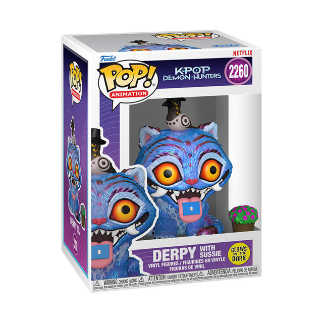 Glow In The Dark Derpy With Sussie 2260 K-Pop Demon Hunters Funko Pop Vinyl - 3