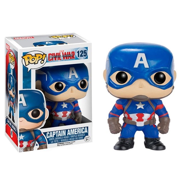 Captain America 125 Civil War Funko Pop Vinyl - 1