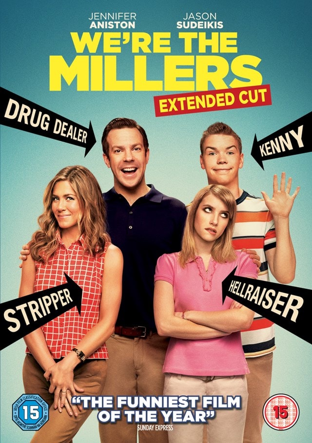 We Re The Millers Dvd Extended Cut 2013 Movie Jason Sudeikis Film Hmv Store