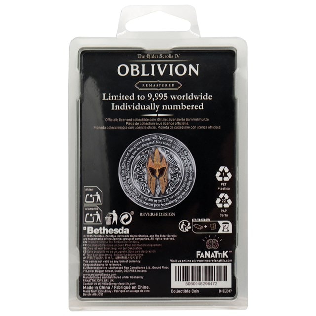 Elder Scrolls IV Oblivion Imperial City Coin - 3